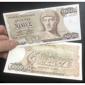 Mua Tiền 1000 Drachma Hy Lạp xưa sưu tầm