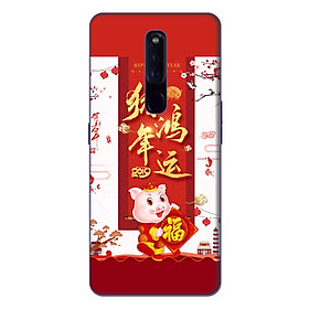 Ốp lưng điện thoại Oppo F11 Pro hình Heo Xuân Chúc Tết - Hàng chính hãng