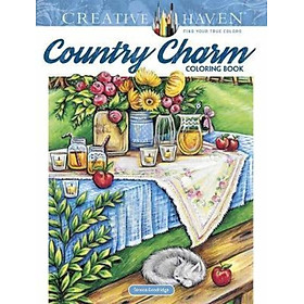 Sách - Creative Haven Country Charm Coloring Book by Teresa Goodridge (US edition, paperback)