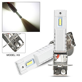 Car LED Fog lights 80W/Bulb Headlight Bulbs Kit 6000K White Running Light 1000LM/Bulb, Novsight H11, HID Decoder Fog
