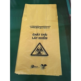 Mua Túi đựng rác bệnh viện màu dương in logo y tế
