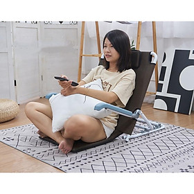 Mua Ghế tựa lưng hỗ trợ y tế có tay vịn 5 góc nghiêng RELAX TIME có đệm lót (Nâu)
