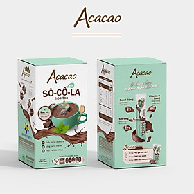 Bột socola hòa tan uống liền dinh dưỡng, Sô Cô La VỊ BẠC HÀ the mát sản khoái tăng cường miễn dịch