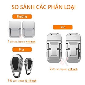 Giá đỡ laptop di động GL1x01 đế tản nhiệt cho Laptop, kê laptop Mac tiện lợi - Hàng chính hãng