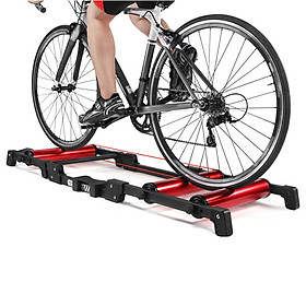 Foldable Bike Trainer Stand Indoor Stationary Cycling Roller Trainer MTB Mountain Bike Road Bicycle Exercise Station