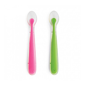 Bộ 2 Thìa Mềm Silicone Munchkin Cho Bé