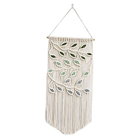 Rustic Macrame Woven Wall Hanging Tapestry Tassel Tassel for Nursery Home