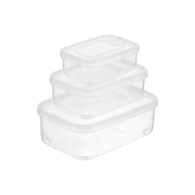 Mua Bộ 3 hộp thực phẩm chữ nhật Hokkaido 50010002000ml