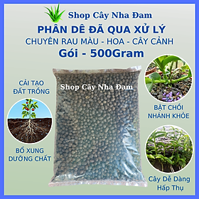 Phân Dê Đã Qua Xử Lý Sạch Mầm Bệnh 500Gram, Chuyên Hoa Lan, Rau Sạch, Cây Kiểng