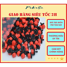 Mua Combo 50 Đầu Tưới Cây 8 Tia Phun/ Nhỏ Giọt Điều Chỉnh Được Tốc Độ Và Lưu Lượng Dòng Nước PaKaSa