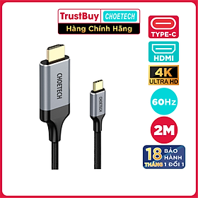 Dây Cáp Type C To HDMI 4K 60Hz Dài 2M