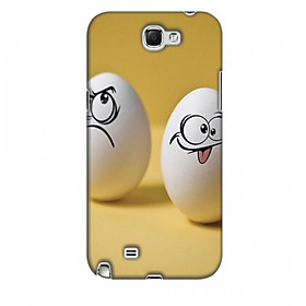 Ốp lưng dành cho điện thoại  SAMSUNG GALAXY NOTE 2 Đôi Bạn Trứng Cute