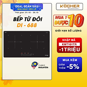 Mua Bếp Điện Từ Đôi Kocher DI-688 Công Nghệ Inverter  tiết kiệm điện  Nhiều tính năng - Hàng chính hãng