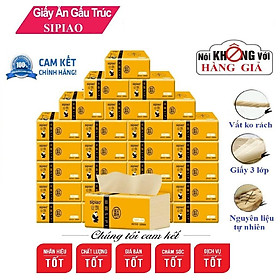 Mua Thùng 30 Gói Giấy Ăn Gấu Trúc SIPIAO Chính Hiệu Siêu Dai  Siêu Mềm Mịn