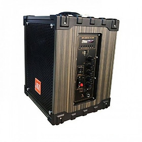 Mua Loa Kéo Di Động âm thanh đỉnh cao hát karaoke đa năng JBZ thùng gỗ 2 tấc NE-106 - Tặng kèm mic không dây - Hàng nhập khẩu