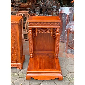 Mua ban thần tài gỗ hương đá kích thước 60x48 cao 80