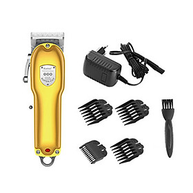 KEMEI Electric Hair Clipper Kit Rechargeable Electric Shaver Cordless Hair Trimmer with Guide Combs Hair Remover for