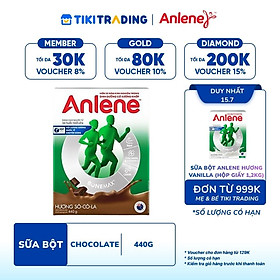 Sữa Bột Anlene Gold Movepro Hương Chocolate (Hộp Giấy 440g)