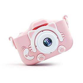 X5 Kids' Selfie Camera with TF Card Slot 2in IPS Auto Focus Digital Camera Built-in Funny Frames