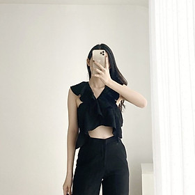 Yu cherry | áo nữ swan halter top ya374