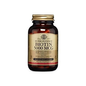 Solgar – Biotin 5,000 mcg, 50 Vegetable Capsules