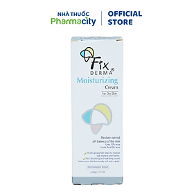 Kem dưỡng FIXDERMA Moisturizing Cream giúp cân bằng độ ẩm, giảm tình trạng khô da (Tuýp 60g)