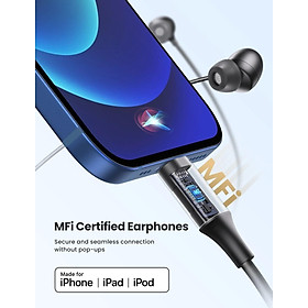 Mua Ugreen UG80655EP104TK 1.15M đầu  dành cho apple Lightning Mfi tai nghe nhét tai - HÀNG CHÍNH HÃNG