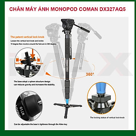 Mua CHÂN MÁY ẢNH MONOPOD COMAN DX327AQ5 - HÀNG CHÍNH HÃNG