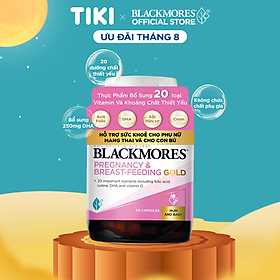 Vitamin Tổng Hợp Cho Bà Bầu và Mẹ Cho Con Bú Blackmores Pregnancy & Breast-Feeding Gold Lọ 60 Viên
