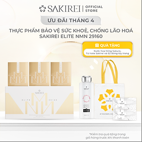 Viên uống bổ sung NMN, hỗ trợ chống lão và làm đẹp da Sakirei Elite NMN 29160 - 15000mg NMN 90 viên