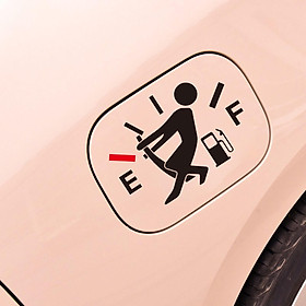 Funny Gas Tank Stickers for Car, Gas Consumption Decal Funny Car Stickers for  Motorcycle SUVs