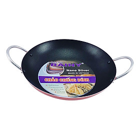 Chảo nhôm chống dính lòng sâu 24cm Rainy - Hàng Chính Hãng