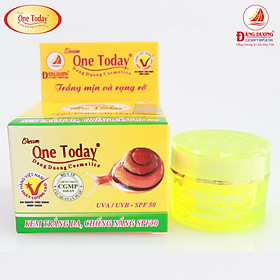 ONE TODAY - KEM TRẮNG DA, CHỐNG NẮNG SPF50 - 9g