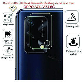 Mua Cường lực Dẻo Bảo vệ Dành Cho Camera OPPO A74 / A74 5G  Siêu bền không nức mẻ khi va chạm  bảo vệ camera