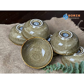 Mua Bộ Bát Cơm D11 Hỏa Biến Gấm Vàng Cao Cấp - Gốm Sứ Cao Cấp Bát Tràng