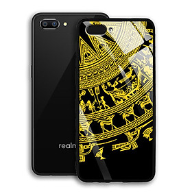 Ốp Lưng Kính Cường Lực cho điện thoại Realme C1 - 03040 7820 TRONGDONG02 - Trống Đồng - Hàng Chính Hãng