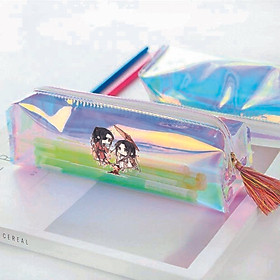 Hộp bút trong hologram IN HÌNH Thiên Quan Tứ Phúc manhua đam mĩ chibi