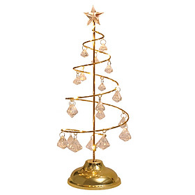 Crystal Christmas Tree Lamp Diamond Pendant Lamp Home Bedroom Decor Bed Lamp Night Light