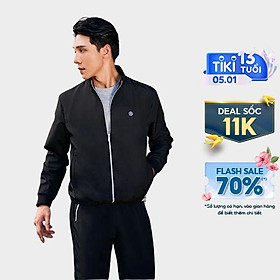 Bộ thể thao nam Biluxury bộ khoác gió chất liệu cao cấp chống nhăn nhàu phom dáng thể thao khỏe khoắn 6AGBT003DEN