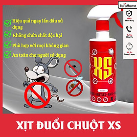 Chai Xịt Đuổi Chuột XS 500ML Xua Đuổi Chuột, Gián, Côn Trùng Nguồn Gốc Thảo Mộc- Xịt Đuổi Chuột, Côn Trùng, An Toàn & Hiệu Quả Cho Người Dùng