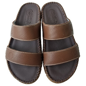 Dép Nam Quai Ngang Đế Doctor BIGGBEN Da Bò Thật DN335