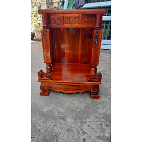 Mua Bàn thờ thần tài ông địa gỗ Tràm cột vuôngb60 X75 CM (FREESHIP HCM 30-50 KM )