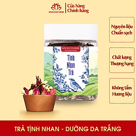 Trà tịnh nhan Kingdom Herb chính hãng thượng hạng 30g (hoa hồng Đà Lạt, nụ nhài thơm, atiso đỏ) KQ