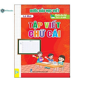 Sách Bước đầu học viết - Tập viết chữ cái