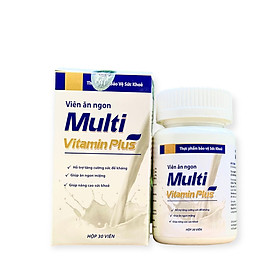 1 Hộp Tăng Cân Multi Vitamin Plus 30 viên Hỗ Trợ Cải Thiện Cân Nặng, Tăng Cường Sức Khỏe, Tăng Cân Cho Người Gầy