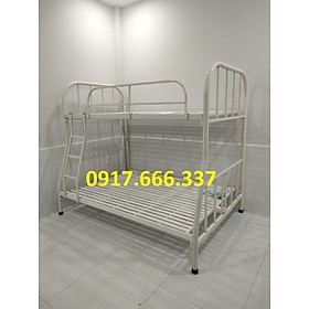 Mua Giường sắt 2 tầng lệch óng tròn cao cấp dành cho gia đình trẻ