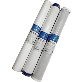 Mua Combo lõi lọc nước 1 2 3 20 inch - Chính Hãng Karofi