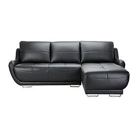 Mua Sofa Da Chữ L Juno Rex 210 x 154 x 80 cm (Đen)