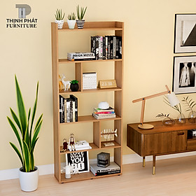 KỆ SÁCH- KỆ TRANG TRÍ 6 TẦNG TRƯNG BÀY THỊNH PHÁT FURNITURE KS-TP 05 (70cm x 162cm)