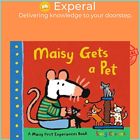Sách - Maisy Gets a Pet by Lucy Cousins (UK edition, paperback)